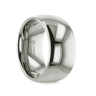 ARLINGTON Domed White Tungsten Ring - 2mm - 12mm