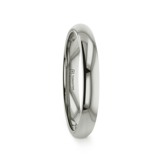 ARLINGTON Domed White Tungsten Ring - 2mm - 12mm