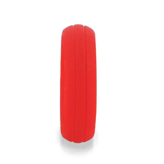 CHERRY Dual Groove Silicone Ring for Men and Women Red Comfort Fit Hypoallergenic Thorsten - 8mm - Thorsten Rings