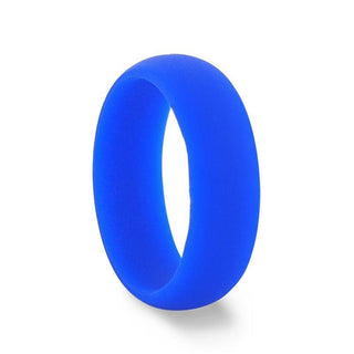 PICASSO Silicone Ring for Men and Women Blue Comfort Fit Hypoallergenic Thorsten - 8mm - Thorsten Rings