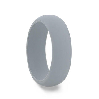 SHARK Silicone Ring for Men and Women Grey Comfort Fit Hypoallergenic Thorsten - 8mm - Thorsten Rings