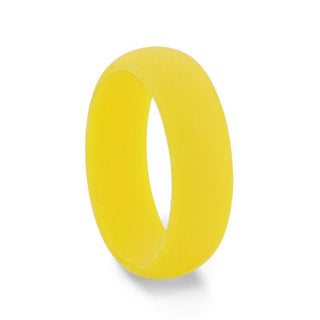 LEMONADE Silicone Ring for Men and Women Yellow Comfort Fit Hypoallergenic Thorsten - 8mm - Thorsten Rings