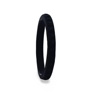 SHADOWPLAY Stackable Faceted Silicone Ring for Women Black Comfort Fit Hypoallergenic Thorsten - 2mm - Thorsten Rings