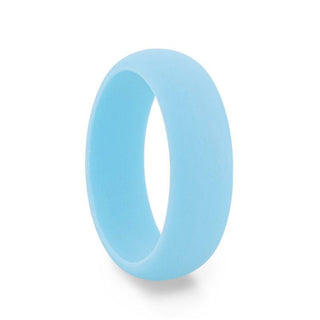 SKYLER Silicone Ring for Men and Women Light Blue Comfort Fit Hypoallergenic Thorsten - 8mm - Thorsten Rings