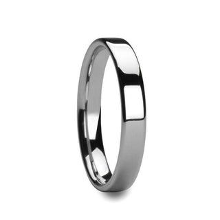 CALEDONIA Flat Polish Finished Cobalt Chrome Ring for Men and Women - 4mm - 8mm - Thorsten Rings