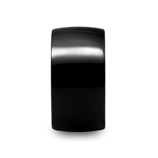 TWILIGHT Domed Black Tungsten Ring - 12mm - Thorsten Rings