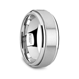 REVOLUTION Tungsten Carbide Spinner Ring Spinning Wedding Band - 8mm - Thorsten Rings