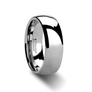 AUSTIN Domed Polished Finish Tungsten Carbide Ring - 10mm - Thorsten Rings