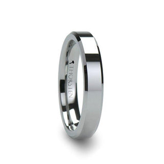 CORINTHIAN Beveled Tungsten Carbide Ring - 4mm - 12mm - Thorsten Rings