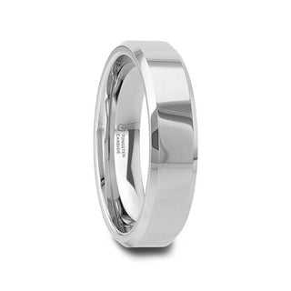 CORINTHIAN Beveled Tungsten Carbide Ring - 4mm - 12mm - Thorsten Rings