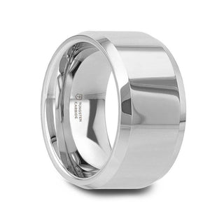 CORINTHIAN Beveled Tungsten Carbide Ring - 4mm - 12mm - Thorsten Rings