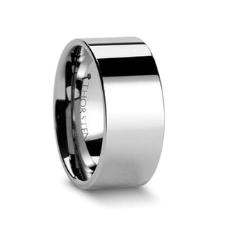 MELBOURNE Flat Tungsten Ring - 10mm - Thorsten Rings