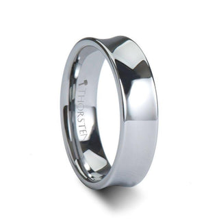 CHELSEA Concave Tungsten Carbide Ring - 4mm - 6mm - Thorsten Rings