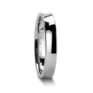 CHELSEA Concave Tungsten Carbide Ring - 4mm - 6mm - Thorsten Rings