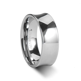 CHELSEA Concave Tungsten Carbide Ring - 4mm - 6mm - Thorsten Rings