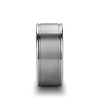 BRIDGEPORT Flat Satin Finish Tungsten Carbide Ring - 6mm - 10mm - Thorsten Rings